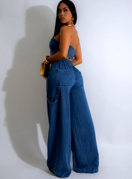 Two Piece Denim Set